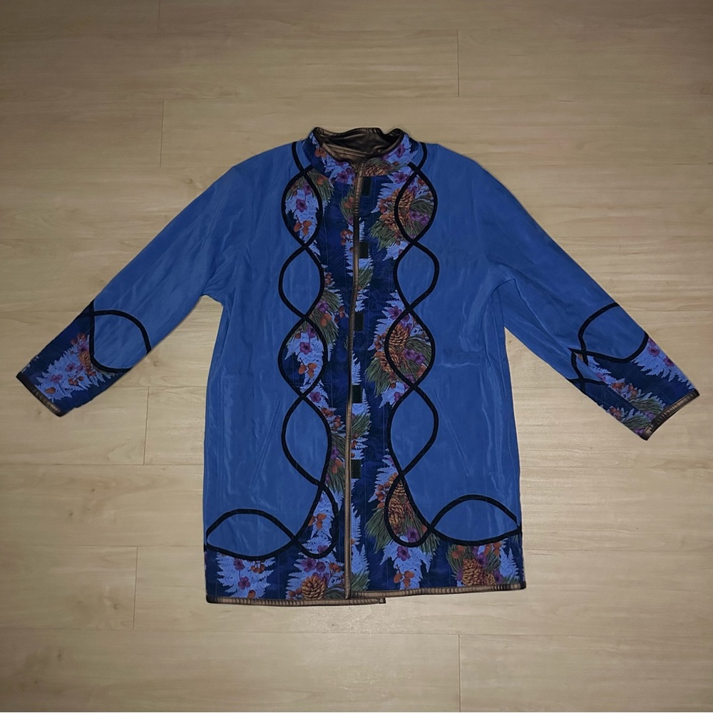 Koos of Course Reversible Coat Vegan Jacket Womens Large